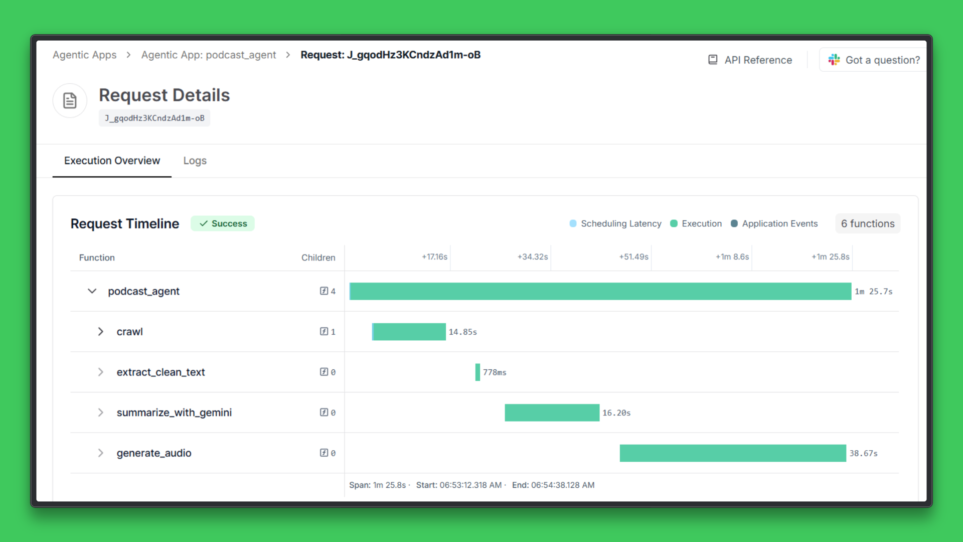 Tensorlake execution graph